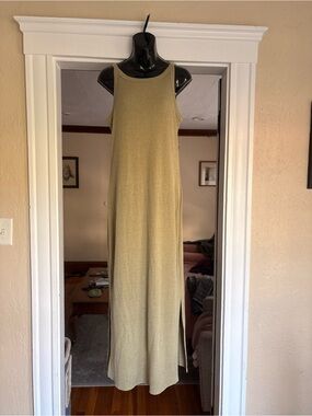 a new day Olive Green Ribbed Tank Maxi Dress
